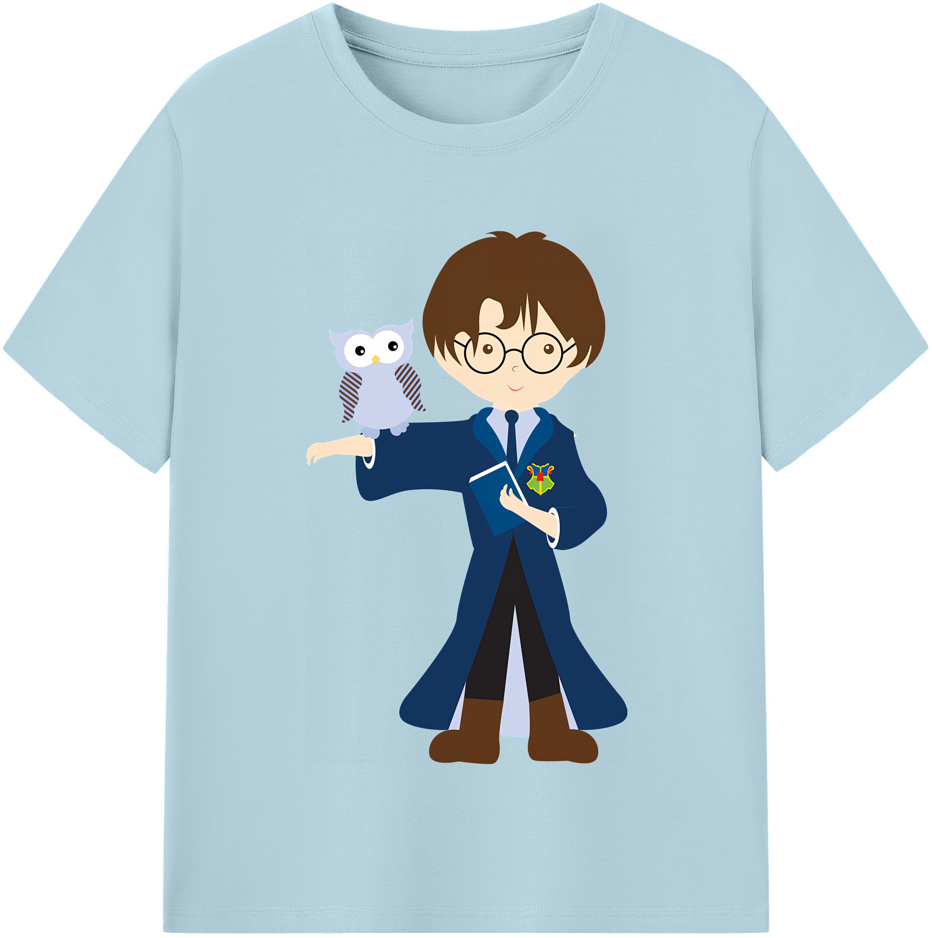 （画像用） Harry Potter ハリー・ポッターシリーズ 綿100％半袖Tシャツ（フロントプリント）